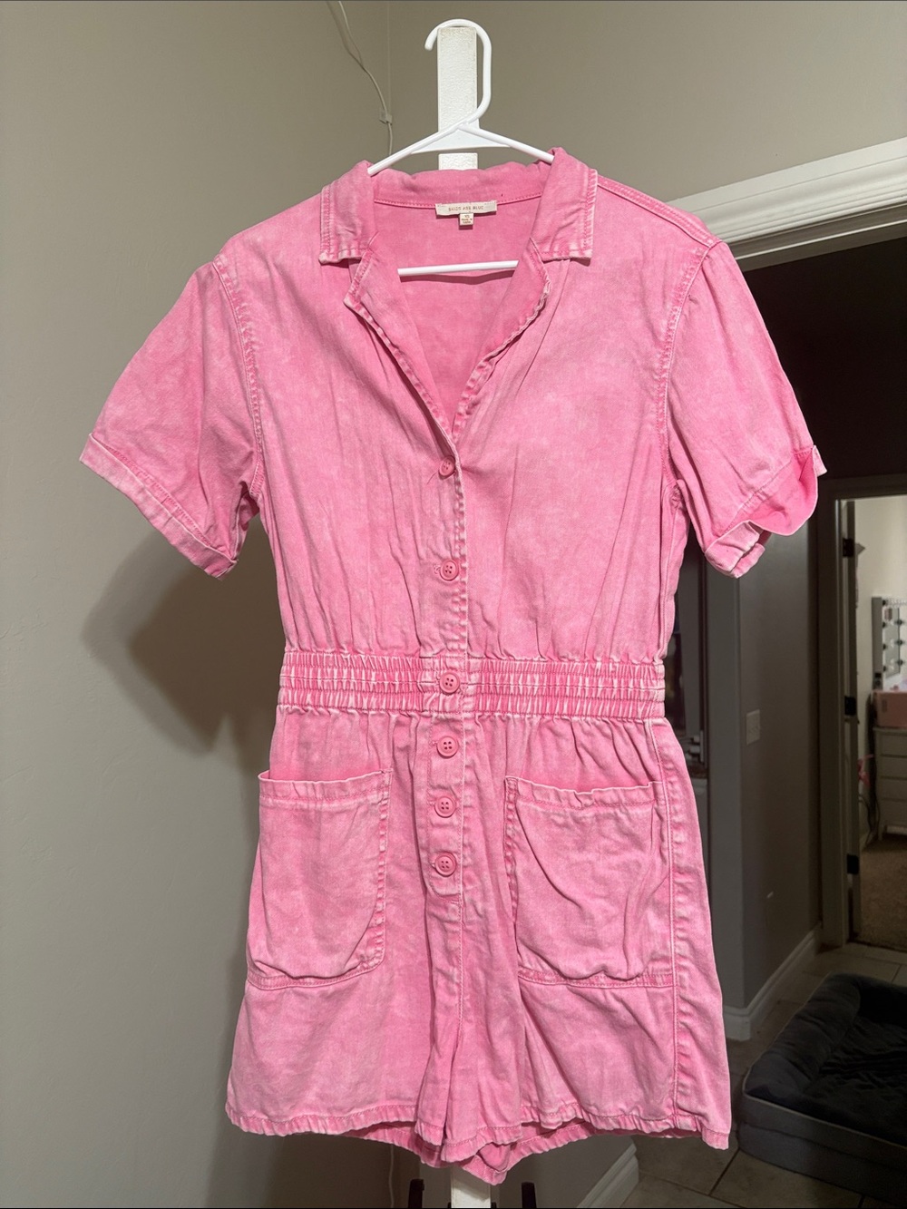 Pink XS Romper